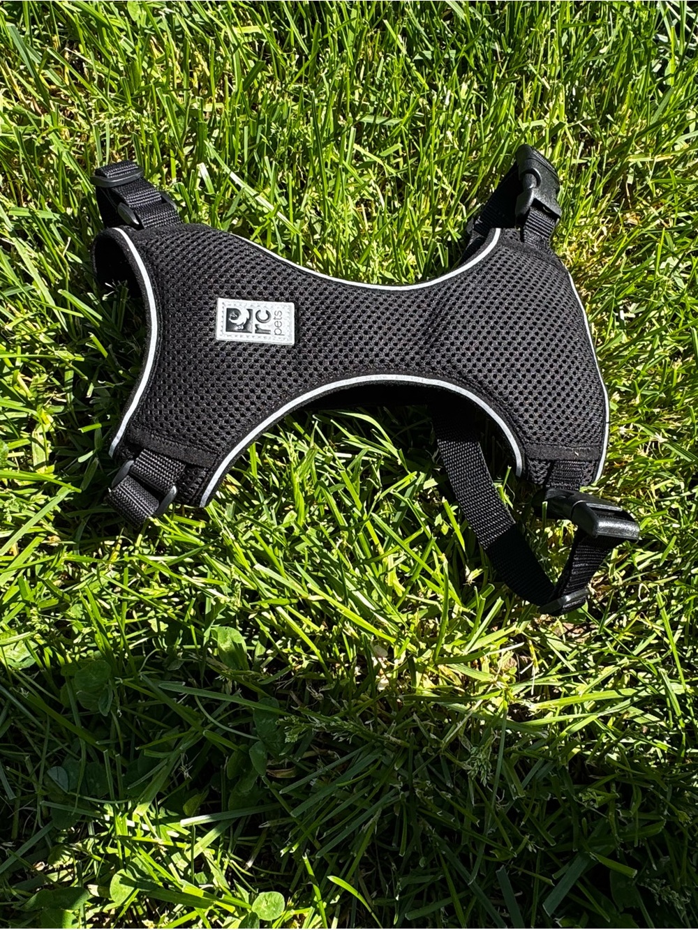 Prc Pets Black Mesh No-Pull Dog Harness